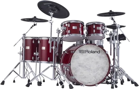 Roland VAD716 Electronic Drum Kit Gloss Cherry + Free Korg Headphones