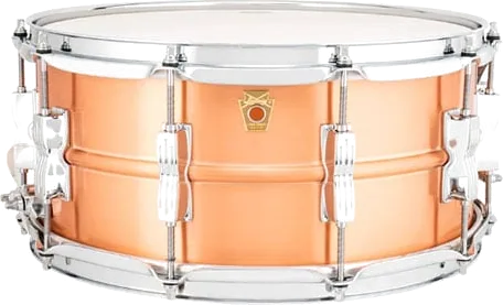 Ludwig 14" x 6.5" Acro Copper Snare Drum LC654B