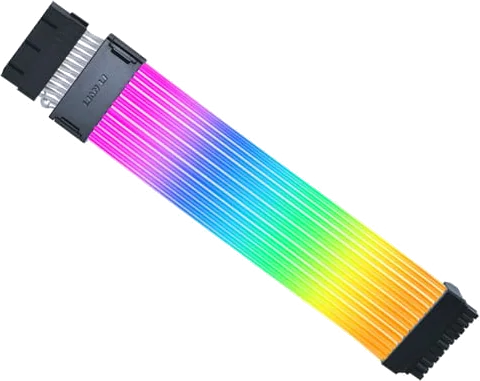 Lian Li Strimer Wireless ARGB Extension Cable, 24-pin ATX, 12 Light Guides, 132 LEDs, L-Wireless Controller, 260mm