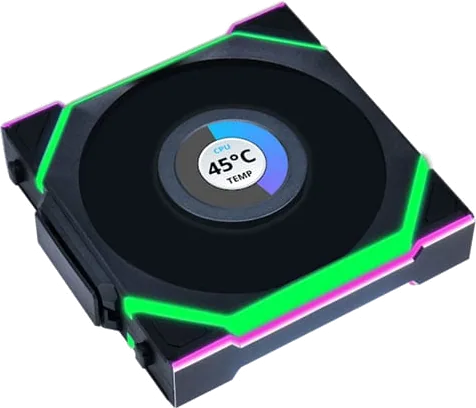 Lian Li UNI FAN SL Wireless Reverse Blade LCD 120mm