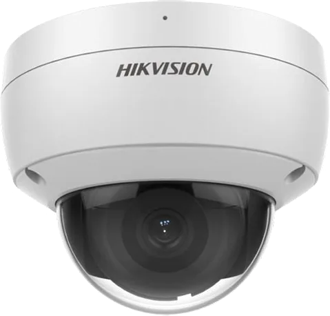 Hikvision DS-2CD2186G2-ISU Fixed Dome Network Camera, CMOS Sensor, 3840 x 2160, 2.8mm Lens, White