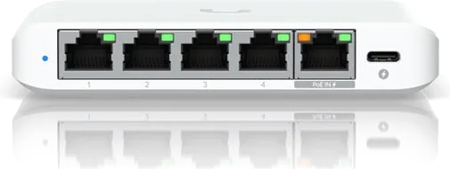 Ubiquiti UniFi Flex Mini 2.5G 5-Port Layer 2 Managed Desktop Switch