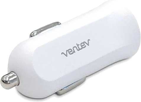 Ventev Essentials 2.4A USB Car Charger Lighter Socket White