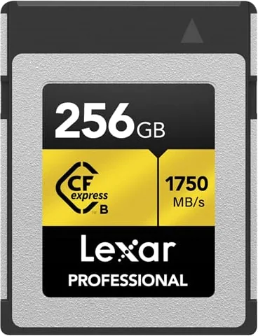 Lexar Professional 256GB CFexpress Type B Gold Series Memory Card