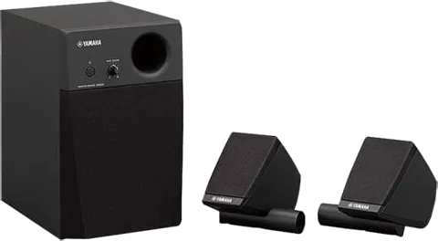Yamaha - MS45DR, Electronic Drum Monitor System, 20 W Satellite Speakers and Subwoofer