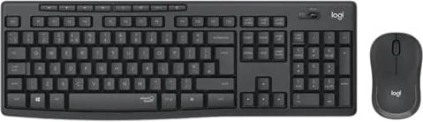 Logitech MK295 Silent Wireless UK Combo Keyboard and Mouse