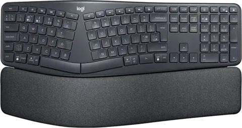 Logitech ERGO K860 Wireless Bluetooth Ergonomic UK Keyboard Graphite