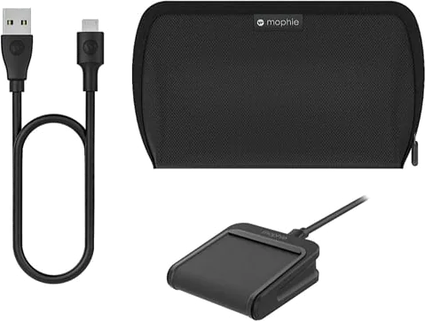 Mophie Charge Stream Mini Wireless Qi Charging Pad Universal inc Travel Pouch
