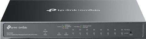 tp-link 10-Port ES210GMP Omada Gigabit PoE+ Managed Switch