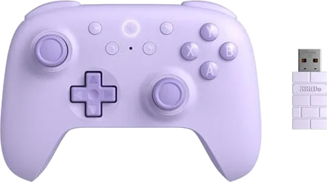 8BitDo Ultimate 2C Purple Wired/Wireless Controller Hall Effect for PC/Android