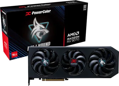 PowerColor Radeon RX 9070 HELLHOUND 16GB