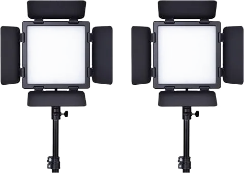 SWIT CL-40D 40W Ultra Portable Bi-colour Panel Light 2-Light Kit