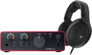 Focusrite Scarlett Solo 4th Gen & Sennheiser HD 560S