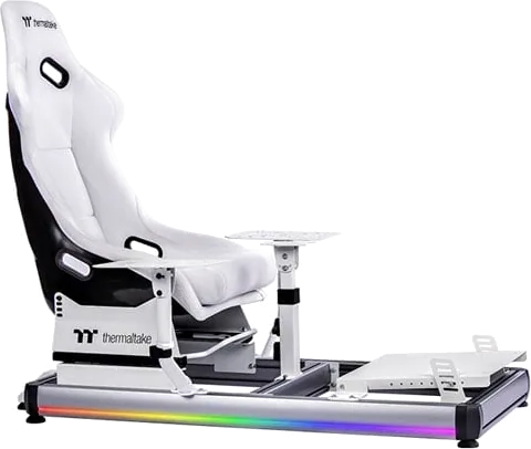 Thermaltake GF500 Snow Premium White Flight Simulator Cockpit