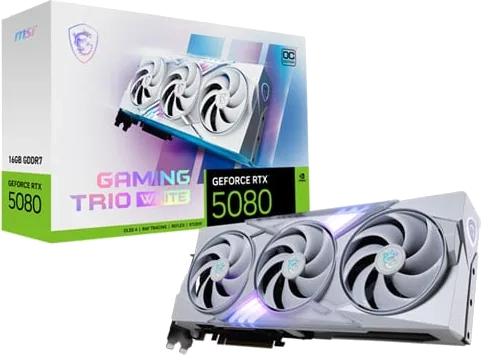 MSI GeForce RTX 5080 GAMING TRIO OC WHITE