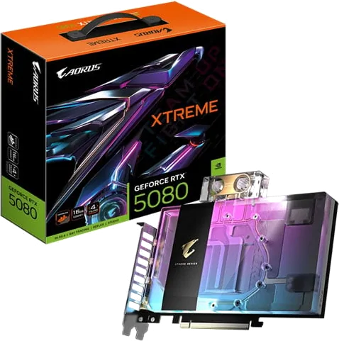 Gigabyte AORUS GeForce RTX 5080 XTREME WATERFORCE WB
