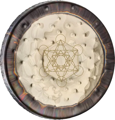 Meinl Sonic Energy 22 Inch Soundscape Gong - Metatron's Cube