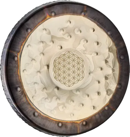 Meinl Sonic Energy 22 Inch Soundscape Gong - Flower of Life