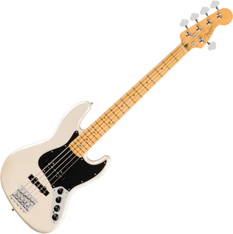 Fender Player II Modified Active Jazz Bass V, Maple Fingerboard, Olympic Pearl