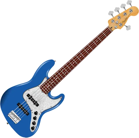 Fender Guitars - Player II Modified Active Jazz Bass V - Electric Blue, Rosewood Fingerboard+ Gig Bag