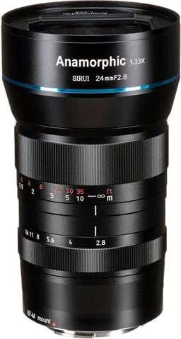 Sirui 24mm F2.8 1.33x Anamorphic Lens (EF-M Mount)