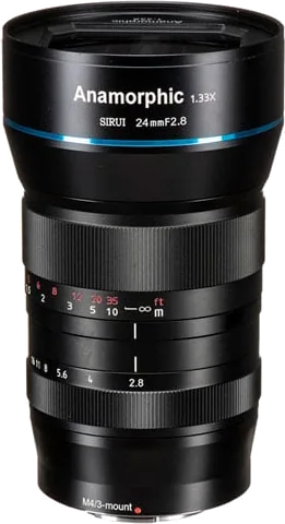 Sirui 24mm F2.8 1.33x Anamorphic Lens (M4/3 Mount)