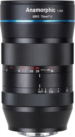 Sirui 75mm F1.8 1.33x Anamorphic Lens (EF-M Mount)