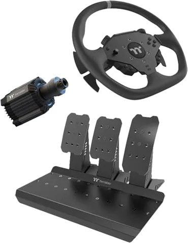 Thermaltake G6 Direct Drive Racing Wheel, Direct Drive & Pedals Bundle