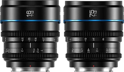 Sirui Night Walker 2-Lens Set, 16mm + 75mm (RF Mount)