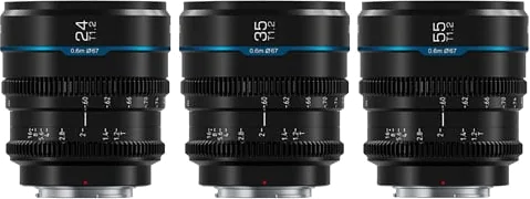 Sirui Night Walker T1.2 S35 Cine 3-Lens Kit (E Mount)