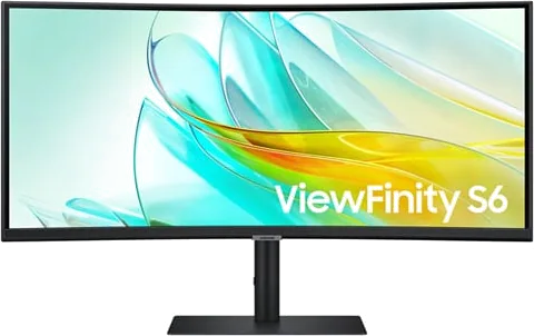 Samsung ViewFinity S65UC 34" WQHD VA HDR USB-C Monitor with KVM Switch