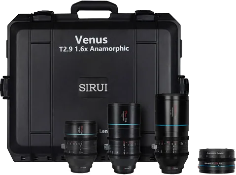 Sirui Venus T2.9 1.6x 3 Lens Kit With 1.25x Adapter (E Mount)
