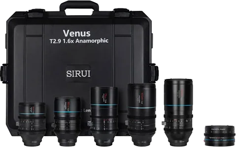 Sirui Venus T2.9 1.6x 5 Lens Kit With 1.25x Adapter (RF Mount)