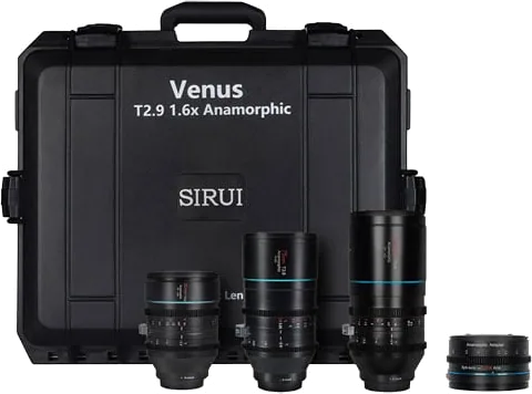 Sirui Venus T2.9 1.6x 3 Lens Kit With 1.25x Adapter (RF Mount)