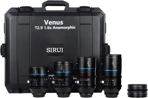 Sirui Venus T2.9 1.6x 4 Lens Kit With 1.25x Adapter (Canon RF Mount)
