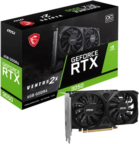 MSI GeForce RTX 3050 VENTUS 2X E OC 6GB