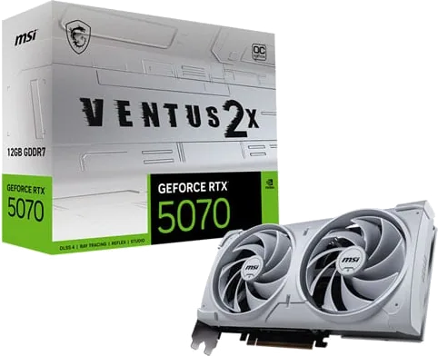 MSI GeForce RTX 5070 VENTUS 2X OC WHITE 12GB