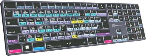 LogicKeyboard DaVinci Resolve TITAN Wireless Backlit Keyboard Windows