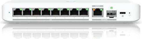 8-Port Ubiquiti UniFi USW-Flex-2.5G-8-Layer 2 Managed Switch, 8 x 2.5G, 10G RJ45, 10G SFP+, Desktop / Wall