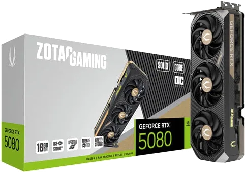 ZOTAC GeForce RTX 5080 SOLID CORE OC