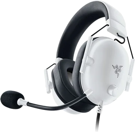 Razer BlackShark V2 X White Gaming Headset for PlayStation