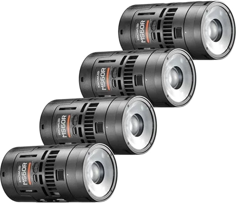 Godox KNOWLED MS60R 4K Full Colour LED 4 Light Kit