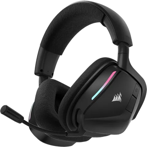 CORSAIR VOID WIRELESS v2 Dolby Atmos Spatial Audio Wireless Gaming Headset Carbon