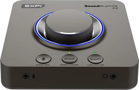 CREATIVE Sound Blaster X4 Hi-res External USB DAC and Headphone Amp Sound Card