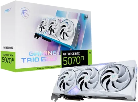 MSI GeForce RTX 5070 Ti GAMING TRIO OC WHITE