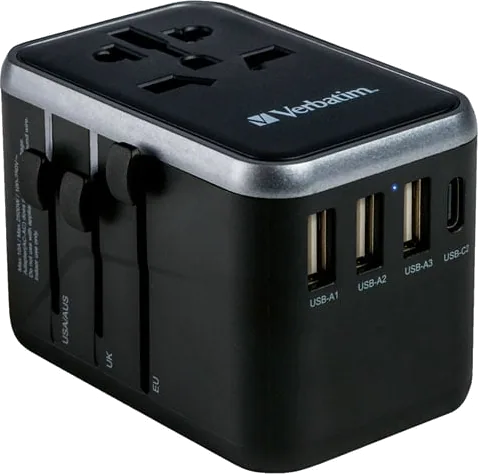 Verbatim UTA-04 USB-C / USB-A Universal Travel Adapter