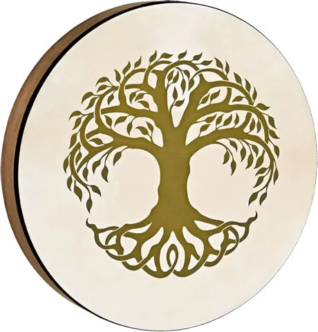 Meinl Sonic Energy Hand Drum, 16" / 41 cm Diameter, Tree of Life Design