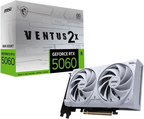 MSI GeForce RTX 5060 VENTUS 2X OC WHITE 8GB