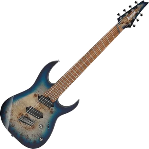 Ibanez - RGMS7PB - Cosmic Blue Star Burst