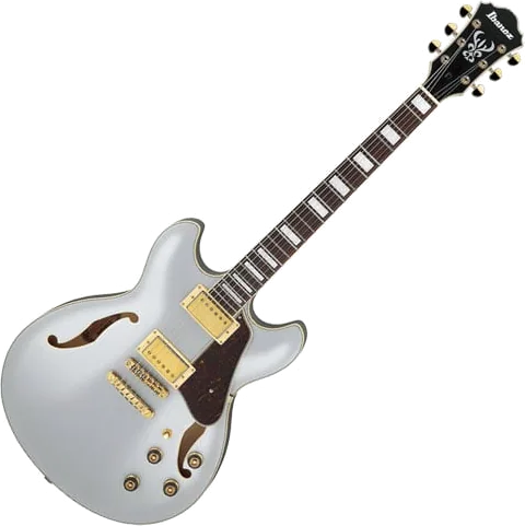 Ibanez AS73G-MSF Electric Guitar - Moonstone Silver Flat